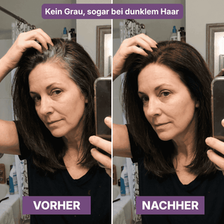 Hair Rich™ Ansatzpuder für graue Ansätze, Scheitel & Haarlinie