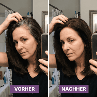 Hair Rich™ Ansatzpuder für graue Ansätze, Scheitel & Haarlinie