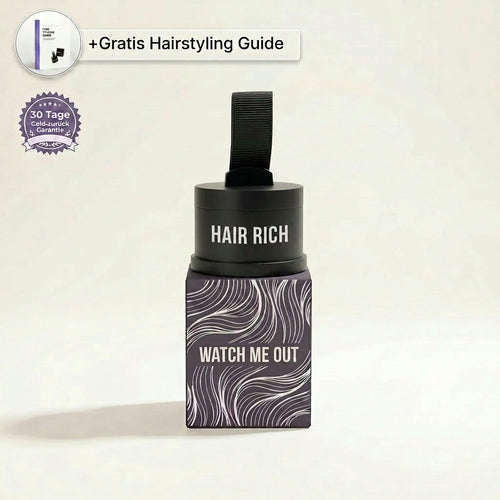 Hair Rich™ Ansatzpuder für graue Ansätze, Scheitel & Haarlinie