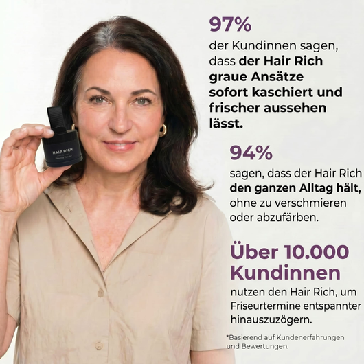 Hair Rich™ - 30 Sekunden Ansatz-Reset für graue Ansätze