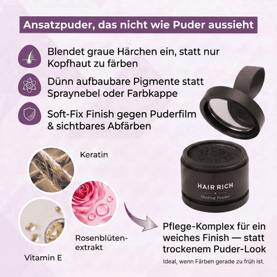 Hair Rich™ - 30 Sekunden Ansatz-Reset für graue Ansätze