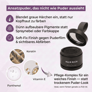 Hair Rich™ - 30 Sekunden Ansatz-Reset für graue Ansätze