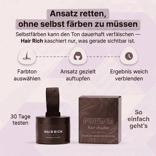 Hair Rich™ - 30 Sekunden Ansatz-Reset für graue Ansätze